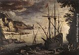 Paul Bril The Port painting
